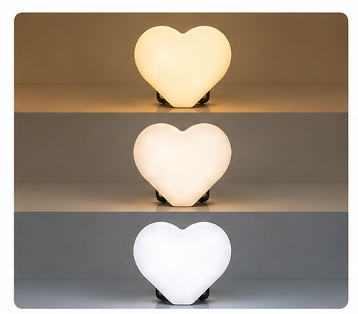 Heart Shape Rechargeable Selfie LED Fill Light